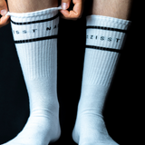 NARZISST Signature Socken – Weiß